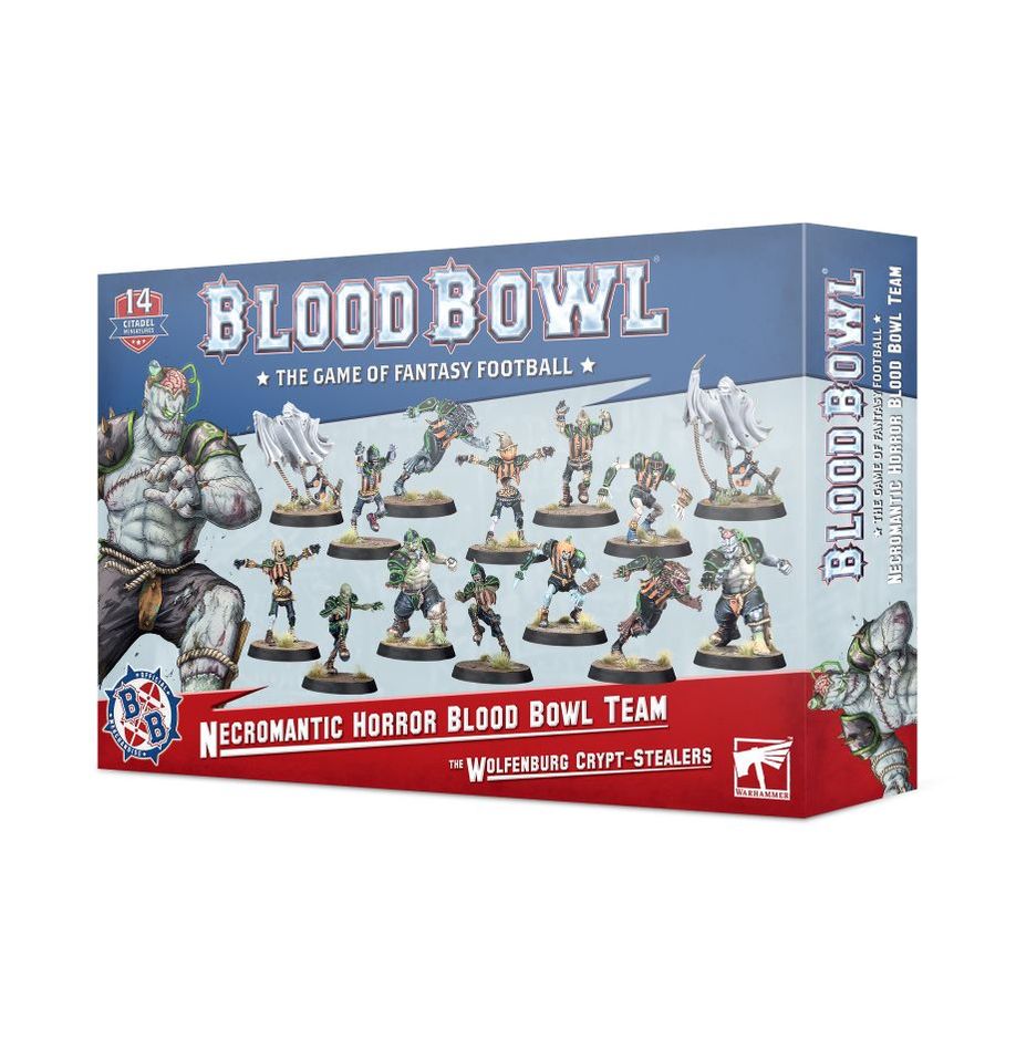 Necromantic Horror Blood Bowl Team – The Wolfenburg Crypt stealers