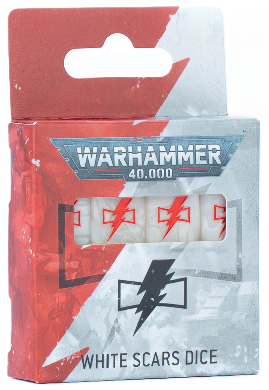 White Scars Dice Set